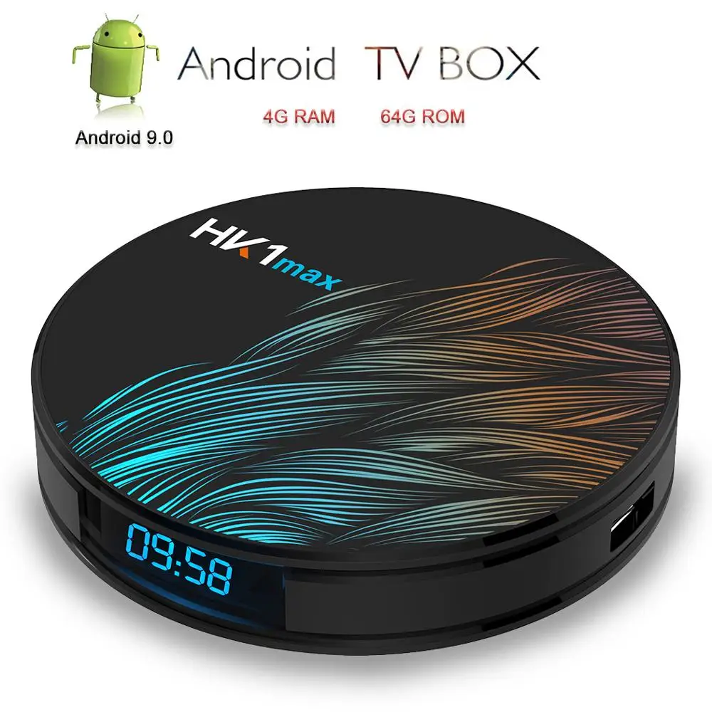 Satxtrem Android tv Box HK1 Max Smart 4K 9 0 RK3328 четырехъядерный приставка Google Assistant 4G 64G WiFi 2 4G/5G BT 5