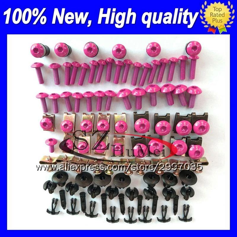 

Fairing bolt full bolts kit For DUCATI 748 853 916 996 998 96 97 98 99 00 01 02 1996 1997 1998 2002 Windscreen screw screws Nuts