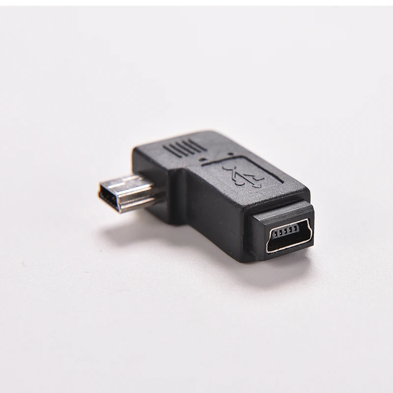 1PC 4 Type Straight / L Shape Black Micro Mini USB Female to Male Adapter Charger Connector Converter Adaptor | Компьютеры и офис