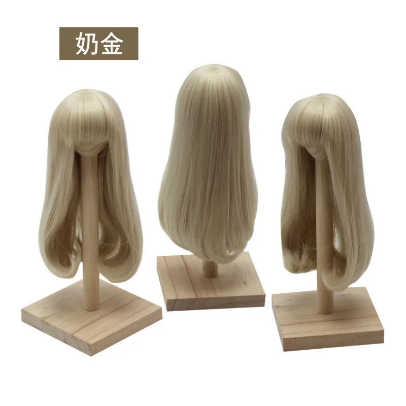 DIY wig for bjd 1/3 1/4 1/6 doll high temperature wire Wig cover 001 | Игрушки и хобби