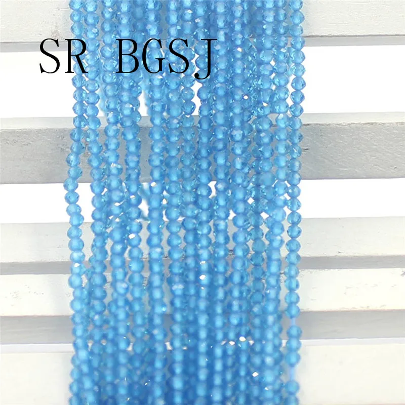 Бесплатная доставка 2 мм граненые небесно-голубые яды драгоценные камни камень