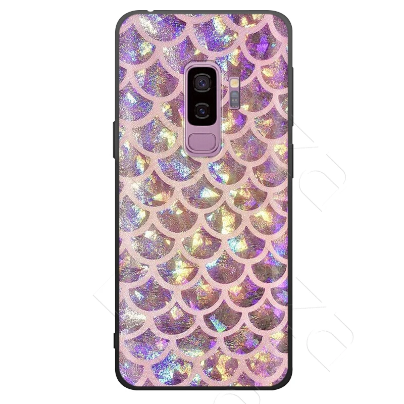 Lavaza оболочки с изображением хвоста русалки и узора из чешуи чехол для Samsung