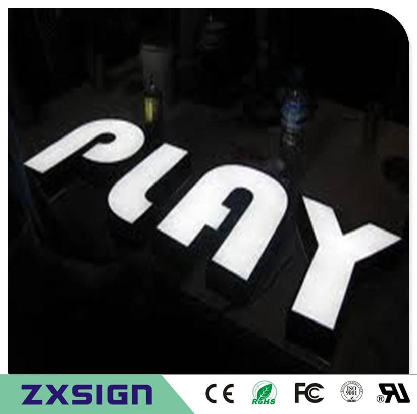 

Custom Outdoor advertising front lit Acrylic sign letter
