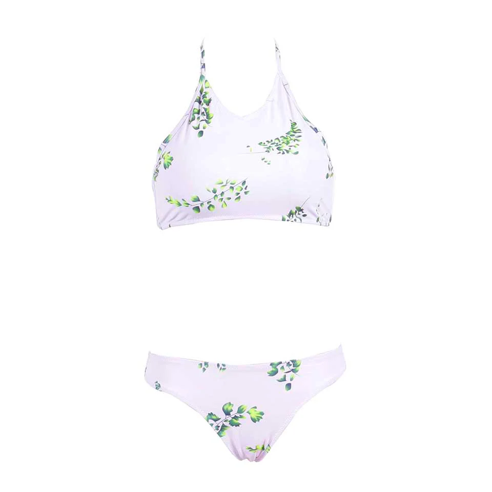 Женский купальник с высокой талией SAMEGAME укороченный топ горловиной сексуальный