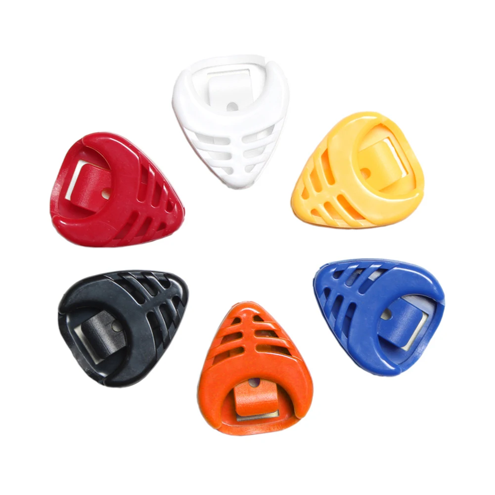 6 шт. прочный пластиковый держатель для гитары в форме сердца аксессуары коробка