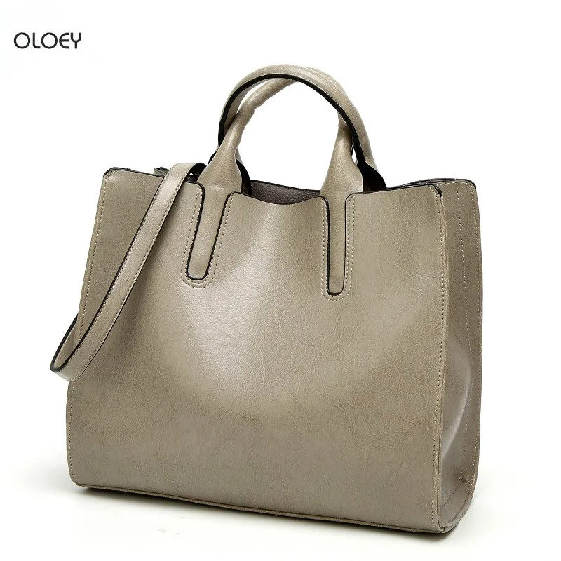 Новинка 2018 женская сумка простая Модная ретро Дамский портфель кожаная