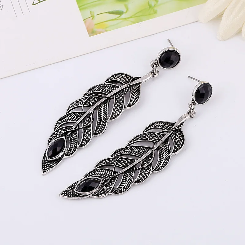 Новинка Европейская и американская торговля винтажные модные серьги-подвески с