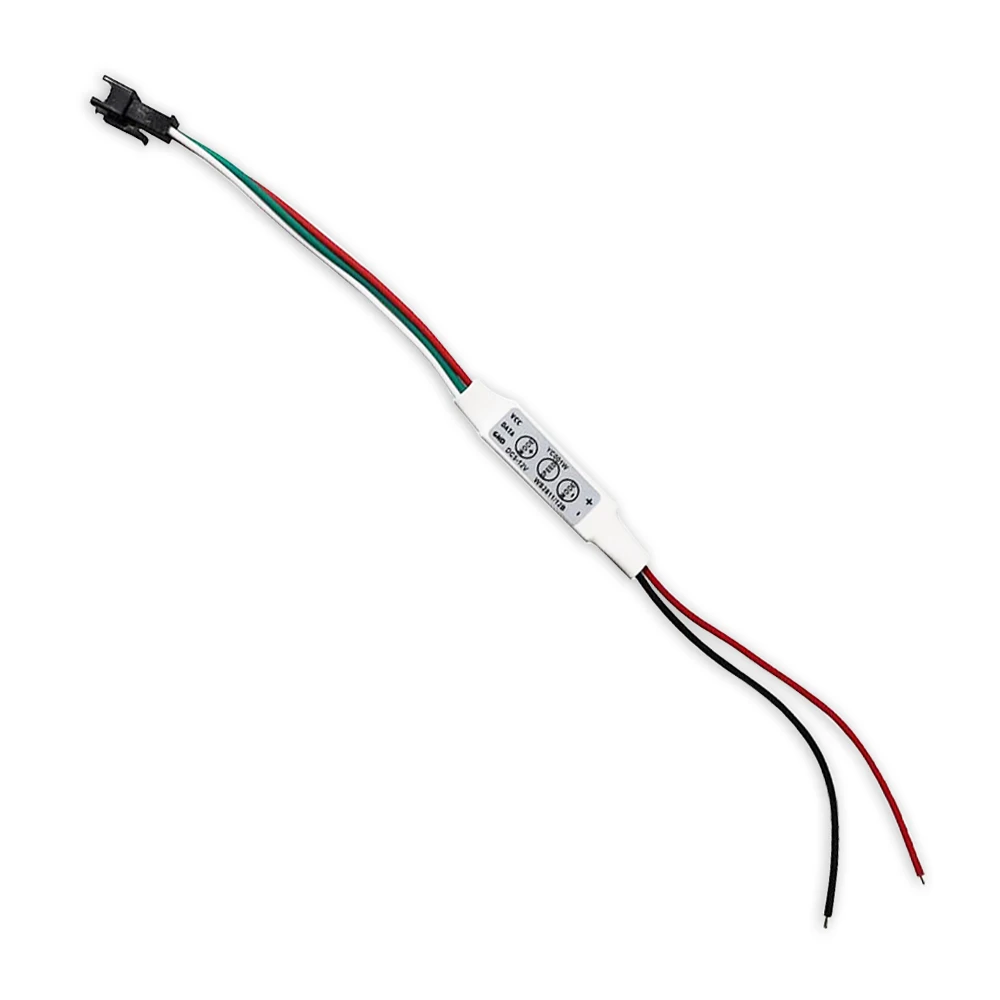 Мини светодиодный контроллер WS2811 WS2812B DC 5V 12V 3 ключа микро для мечта Цвет Пиксели