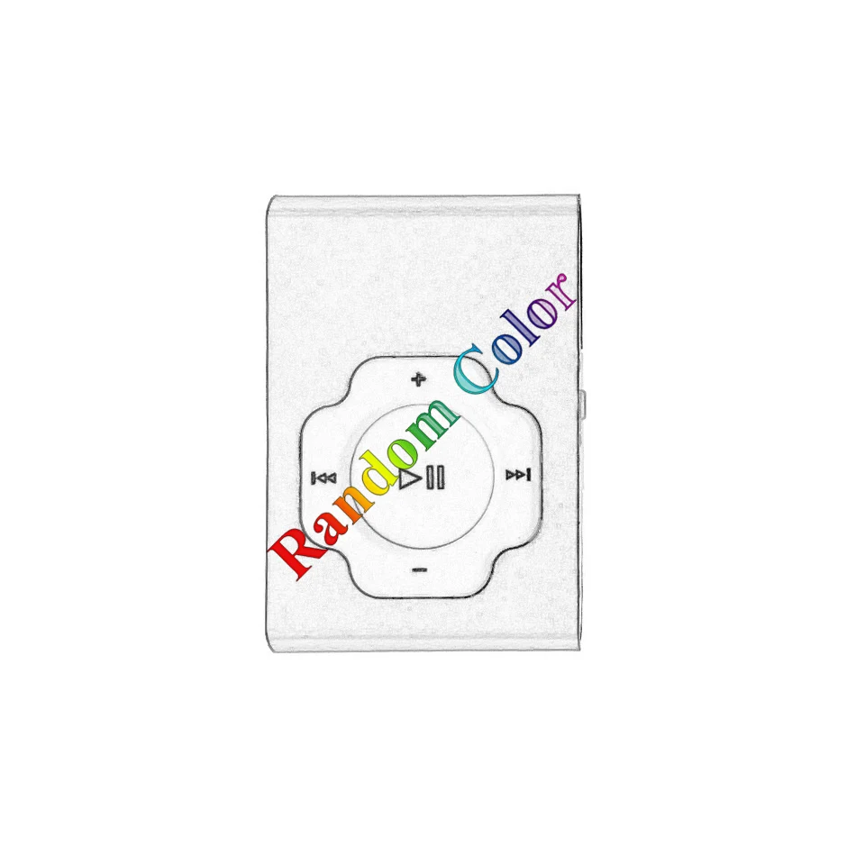 Random Color HOMEBARL дизайн большая рекламная акция портативный MP3 плеер мини клип MP3 плеер спортивный металлический Mp3 музыкальный плеер Walkman Lettore горячий Mp3 - Цвет: Random Color