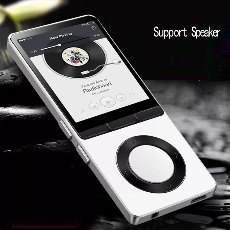 Металлический MP3 плеер с громким динамиком музыкальный без потерь поддерживает