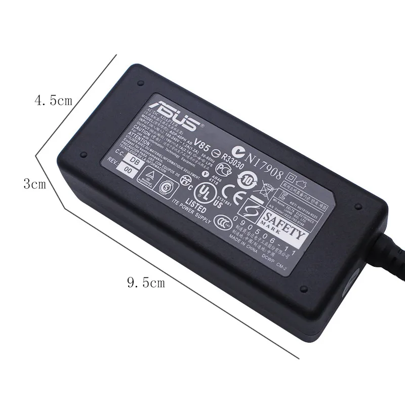 Адаптер для ноутбука 2,5*0,7 мм 19V 2.1A 40W N17908 ADP-40PH AB AC зарядное устройство без шнура питания для ASUS Eee PC 1001HA 1001P 1001PX