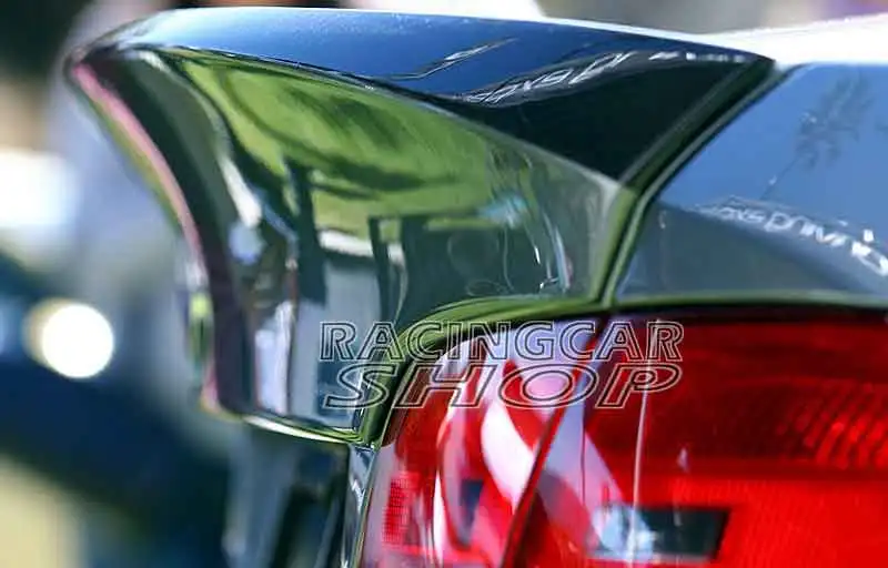 CSL Стиль Настоящее углеродное волокно задний багажник спойлер для BMW 3 серии E90 4