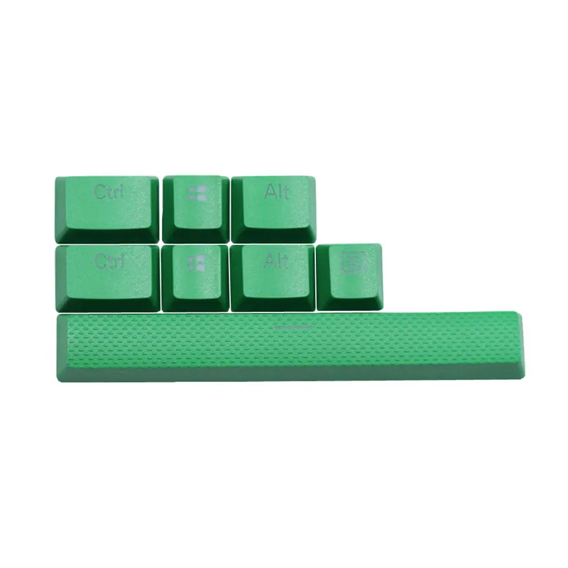 Green PBT ключ колпачки для Corsair STRAFE K65 K70 K95 logitech G710+ Механическая игровая клавиатура, подсветка Doubleshot Cherry MX ключ колпачки - Цвет: Green