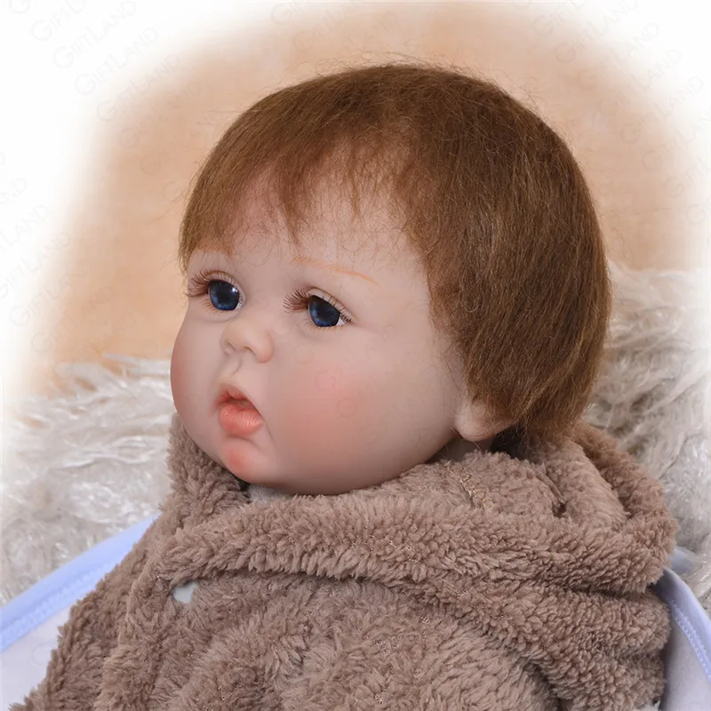 Reborn Baby Doll Мягкие силиконовые мягкие детские плюшевые игрушки для детей подарок