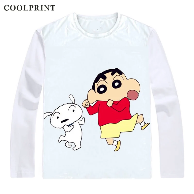 Style 19 Shinnosuke Nohara Футболки с длинным рукавом Манга Аниме Shin chan Shinchan и Shin-chan Crayon Косплей рубашка - Цвет: Style 19