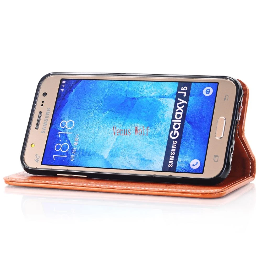 Чехол книжка для Samsung Galaxy J5 J 5 2015 500 J500 J500F J500H кожаный чехол 2016 J56 J510 J510F J510FN сумка|case