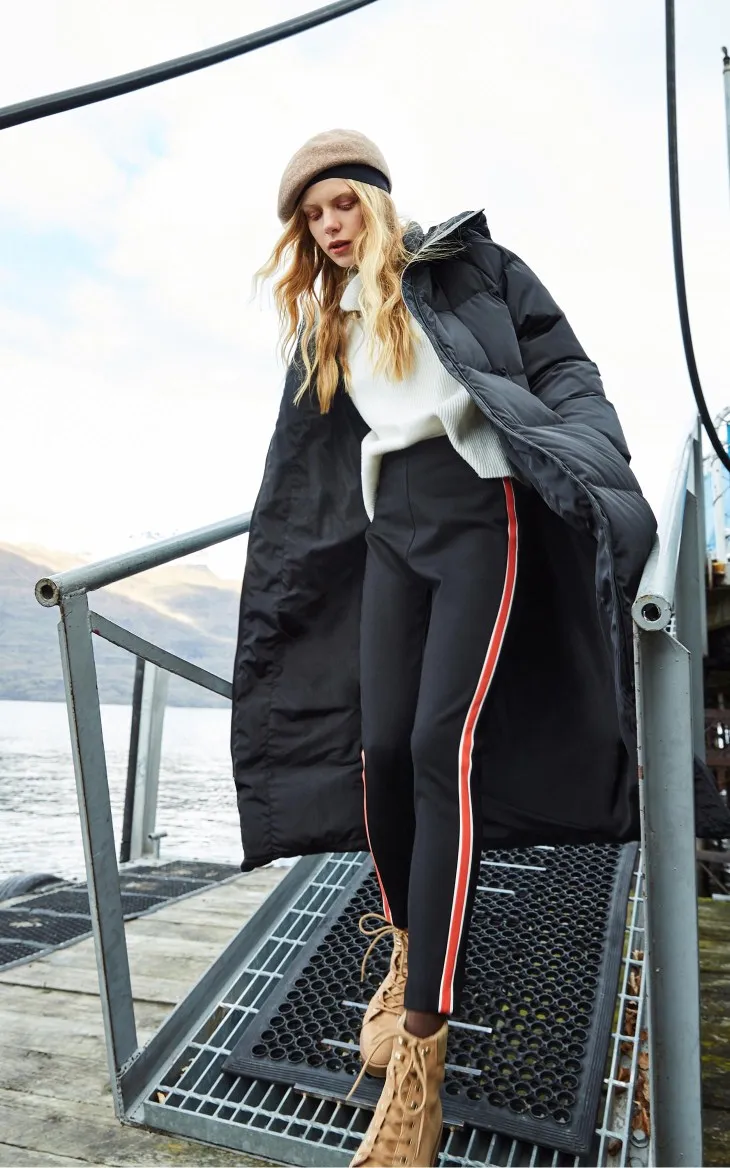 Vero Moda пуховик пуховик женский женский парка женская зимняя куртка для женщин длинный пуховик с капюшоном | 318412527