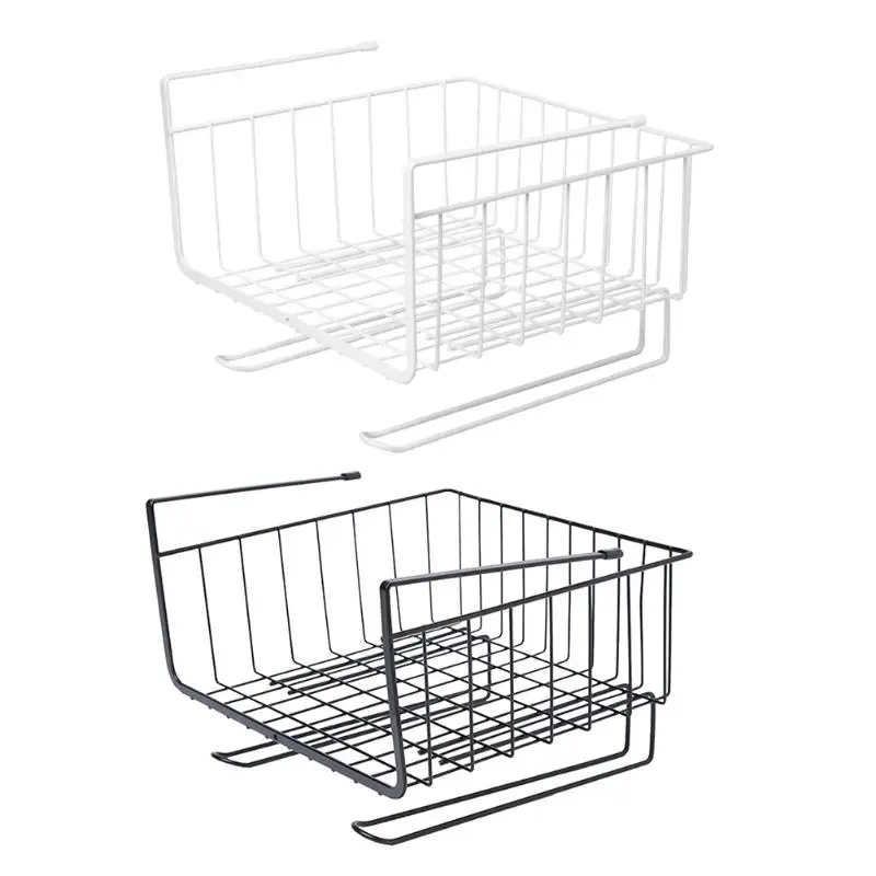 Подвесная полка для шкафа настенная корзина из сетчатой ткани стойка-органайзер