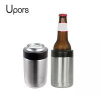 upors 12oz beer cooler 304 stainless steel beer bottle can holder double wall vacuum insulated party slim beer colder keeper
