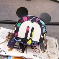 fashion brand design women mickey shaped bag cute funny women evening bag clutch purse chain backpack bag for birthday gift