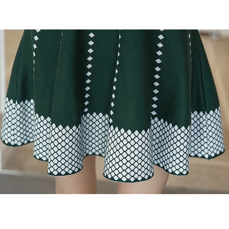 

New Autumn Winter Women Dress New Fashion Knitted Pullover Sweater Dress Elegant Slim Sexy Mini Cute Girl Princess Dress AA288