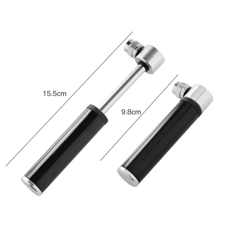 

Bicycle Pump Mini Portable Aluminum Alloy Bike Pumps Air Pump Basketball Ball Needle Schrader Presta Valve Pump Bike Tool