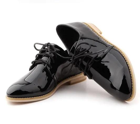 Oxfords Genuine Patent Leather Women's 