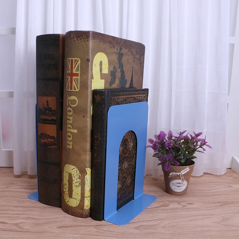 Металлические железные книгодержатели в простом стиле, подставка для книг L29K