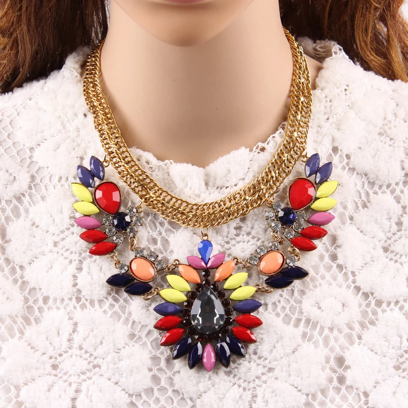 Осень 2017 г. Новое поступление модные пикантные дешевые ювелирные изделия Золотая