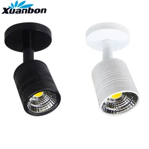 Приглушаемый светодиодный настенный лампы точечного освещения 5 Вт с поверхностным креплением, светодиодный светильник, витрина, ювелирный счетчик, потолочная лампа, освещение для магазина одежды