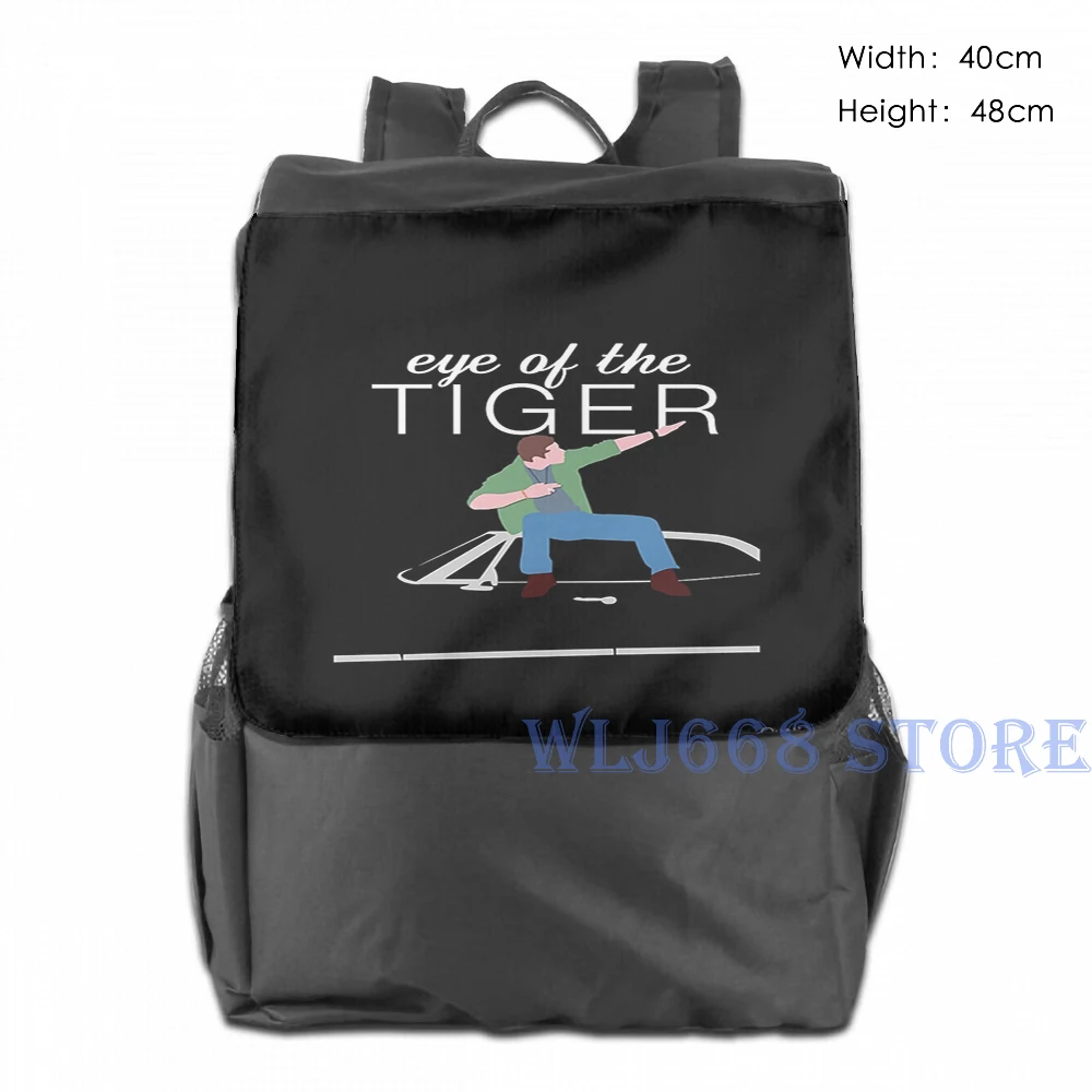 Funny graphic print shoulder Bags women Supernatural - Eye of the Tiger Single backpack travel for men Gym Bag | Багаж и сумки