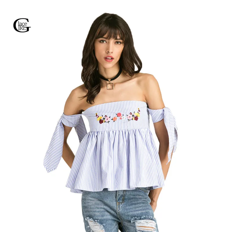 Кружева девушка blusas feminina Новинка 2017 года Slash Средства ухода за кожей Шеи Для