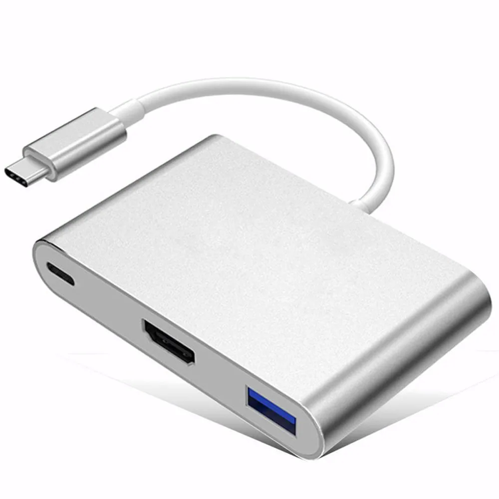 Новый Тип C USB 3 1-USB-C 4K HDMI USB3.0 адаптер в 1 концентратор для Apple Macbook или Папа-мама 5 13 |