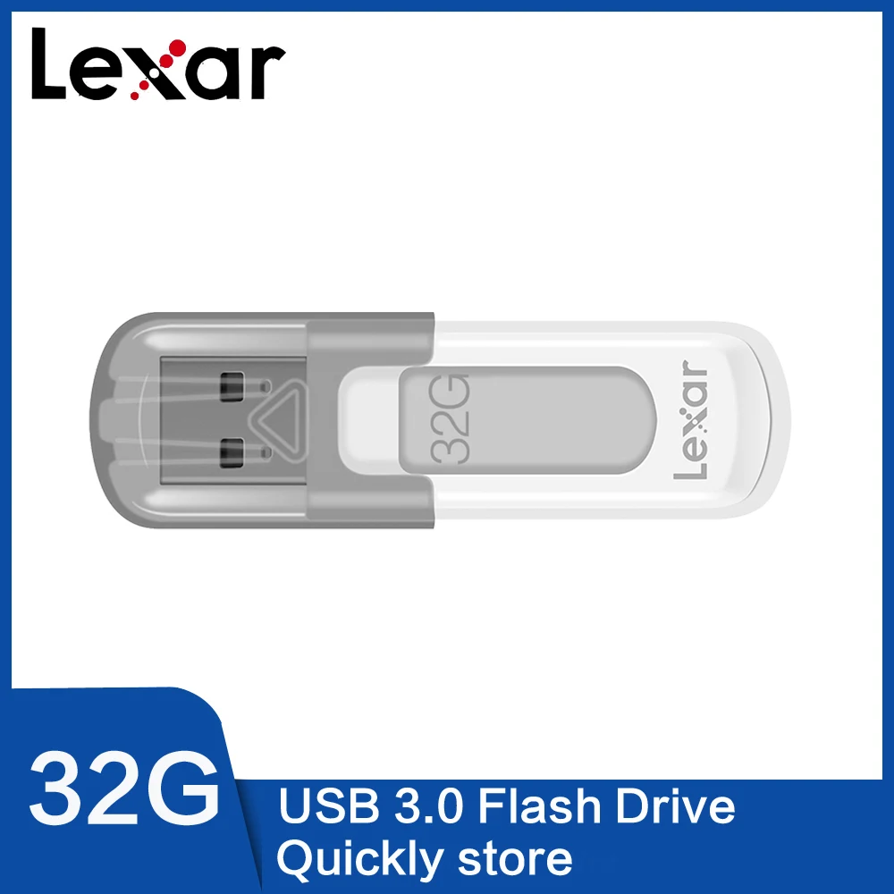 Флешка Lexar Original 100% JumpDrive V100 USB 3 0 флеш накопитель на 32 ГБ usb 128 карта памяти|USB
