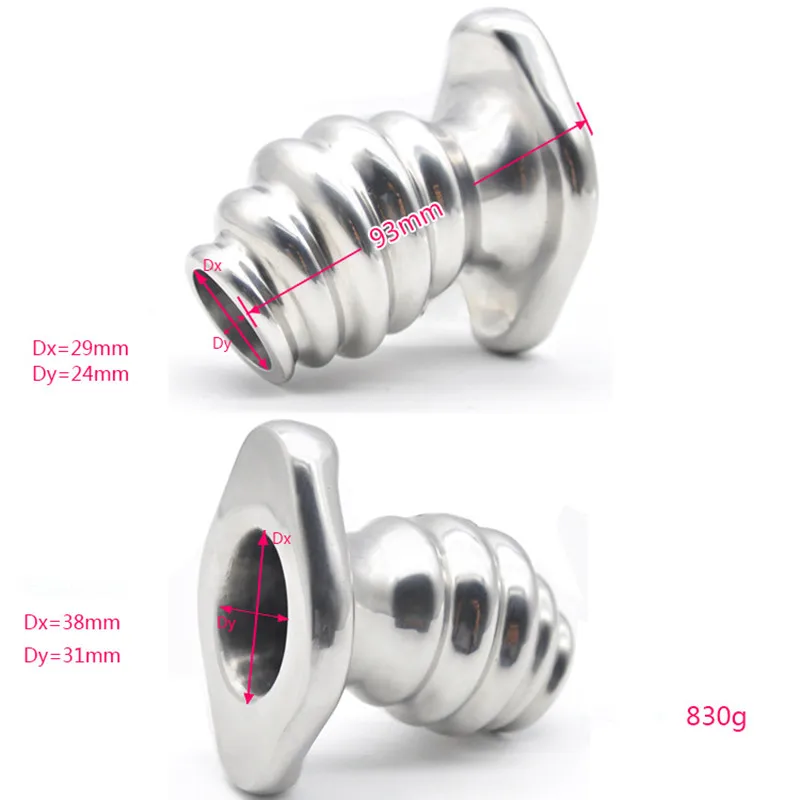 Anal Sex Toys Plug Stainless Steel Thread Anus Expender Peering Butt Dilatation Stopper for Couples H53 | Красота и здоровье