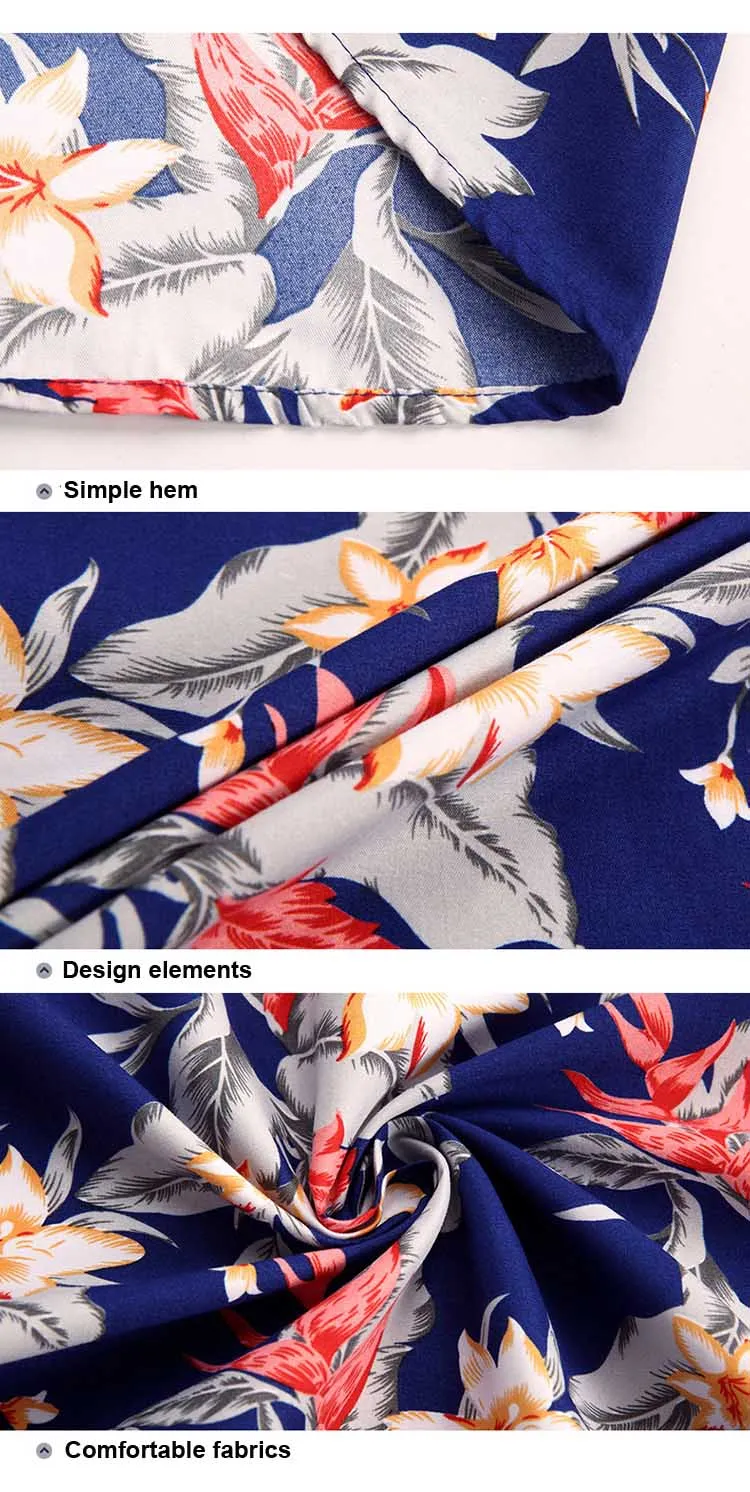 New Arrival Mens Summer Designer Shirts Cotton Short Sleeve Floral Shirt Plus Size 5XL 6XL 7XL Hawaiian Flower Shirts