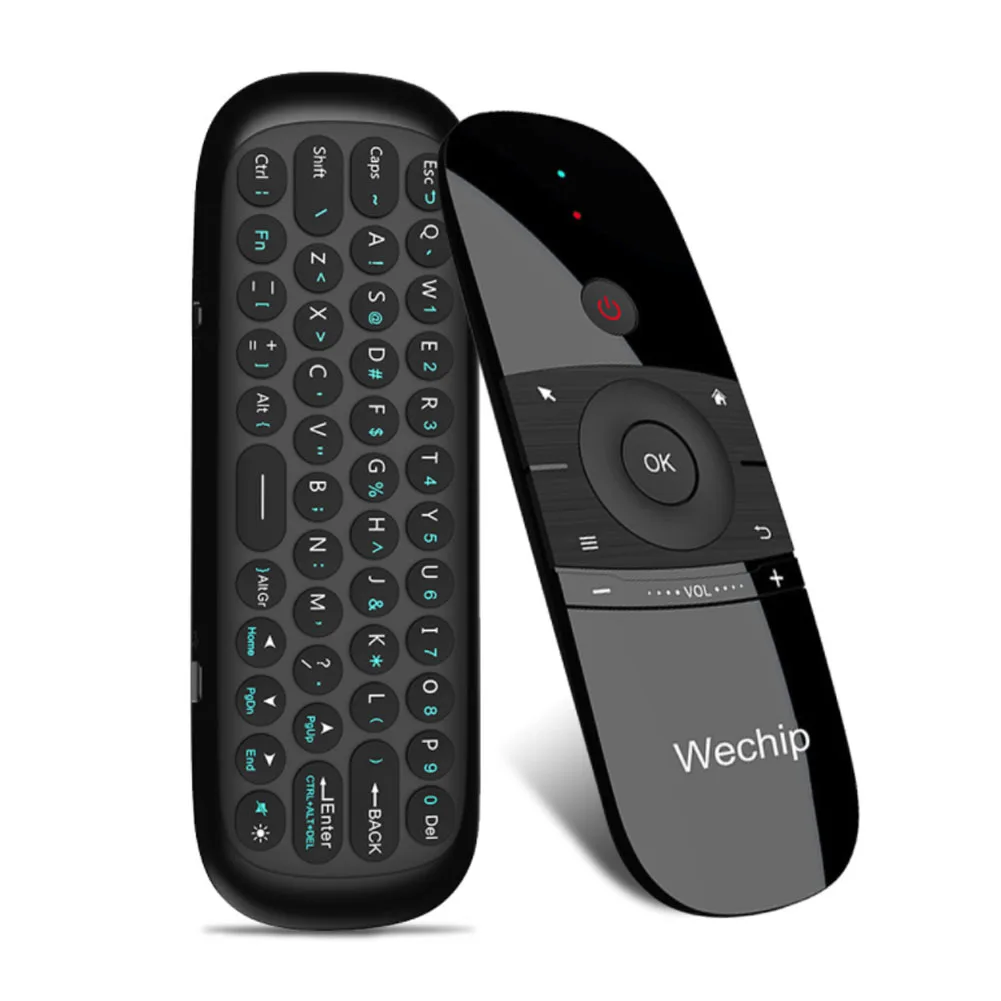 W1 Wechip Air Remote Keyboard mouse 2,4 ГГц Беспроводная мышь ручной тачпад контроллер для ТВ-бокса Мини ПК PK I8 H18 H20