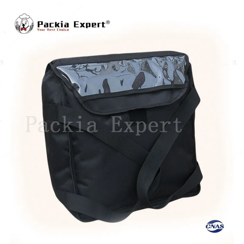 

36*36*18cm bag for 8-13inch Pizza thermal insulation Food delivery bag pizza delivery bag-black color Take out food