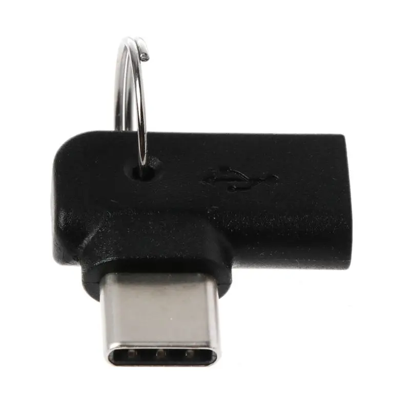 90 Degree Type C male to Micro USB Female Charging Converter Connector Adapter for Samsung S10 S9 S8 Note 9/8 Huawei mate