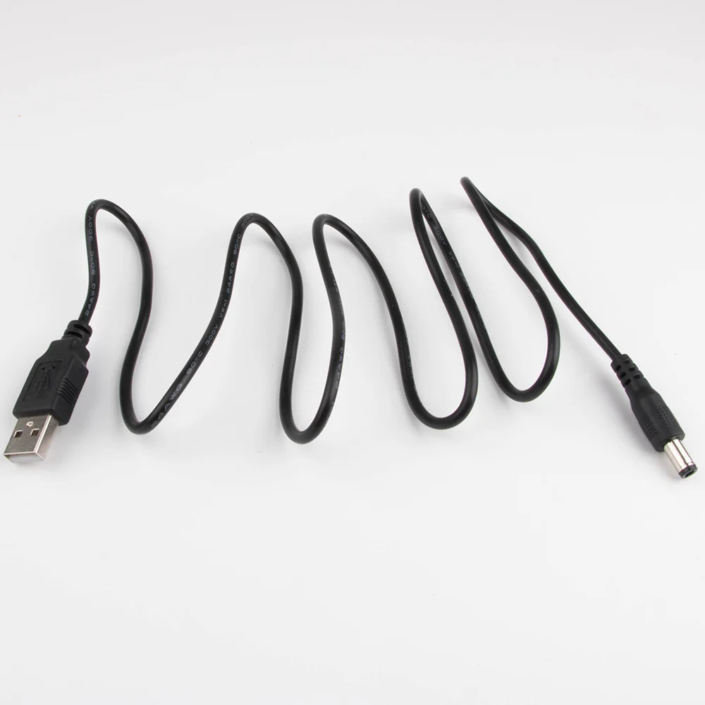 Переходник с USB на DC Power Plug Barrel Jack 5 В адаптер преобразователя 5*2 мм/5525 5/2 1 5x2 мм