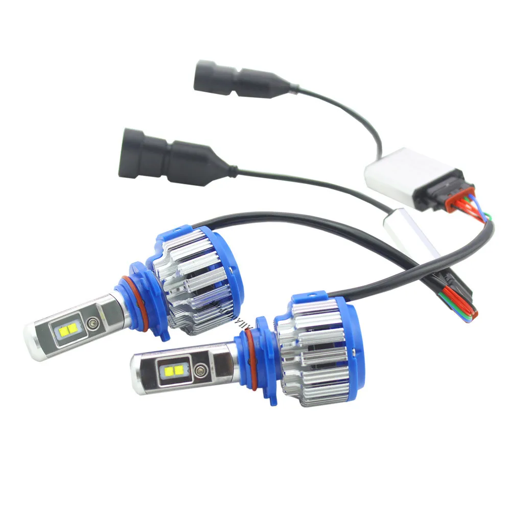 T1 наборы ламп для автомобильных фар 9006 Led Canbus лампа высокой мощности 70W 7200lm LED