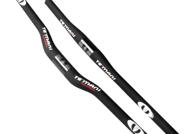

TEmani carbon handlebar riser flat bar UD matte T700 carbon 31.8mm