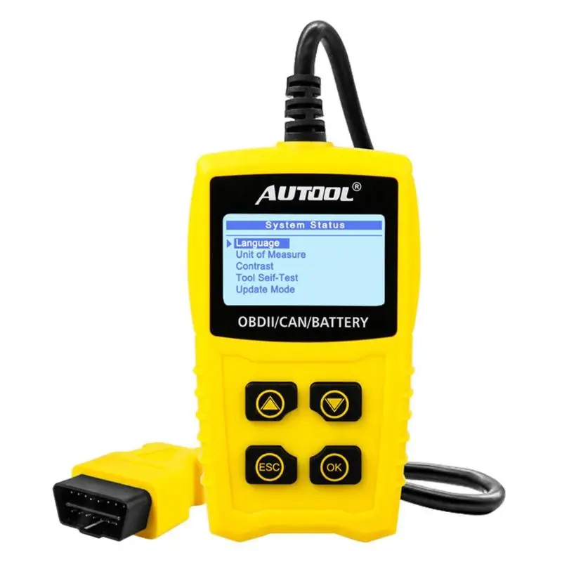 AUTOOL CS330 OBD Автосканер автомобильный считыватель кода obdii 12 V Диагностика автомобилей сканирования на русском языке автомобиля ELM327 так же, как и Ancel AD310