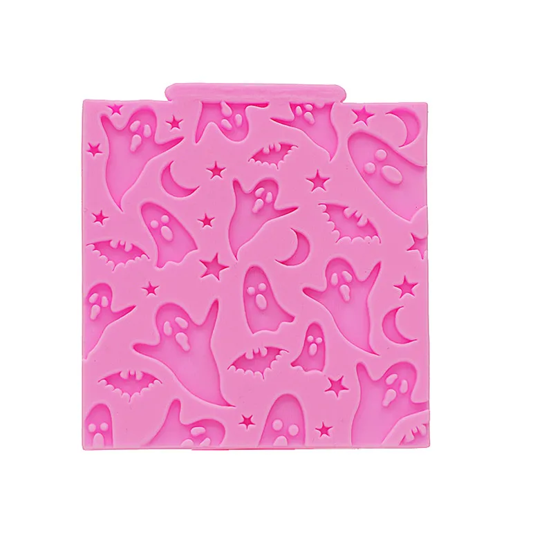 Силиконовая форма для ручной работы крема призрака на Хэллоуин шоколадного