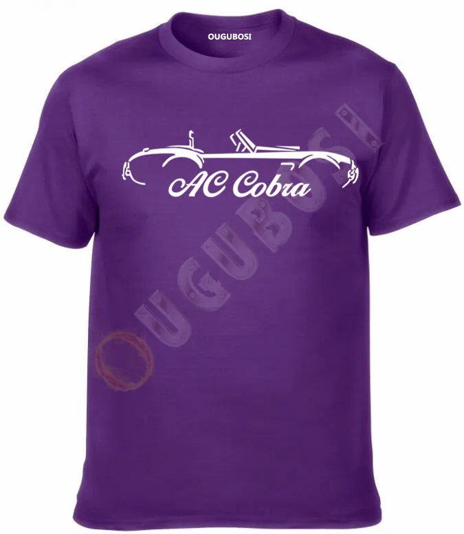 Премиум AUTOTEES футболка с изображением автомобиля для AC COBRA Шелби