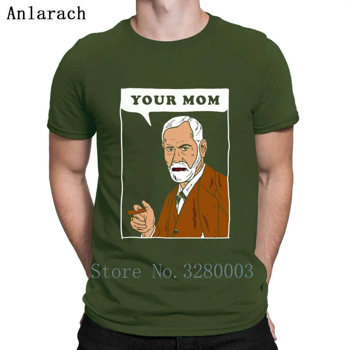 Футболка с надписью Your Mom Freud настоящая футболка короткими рукавами