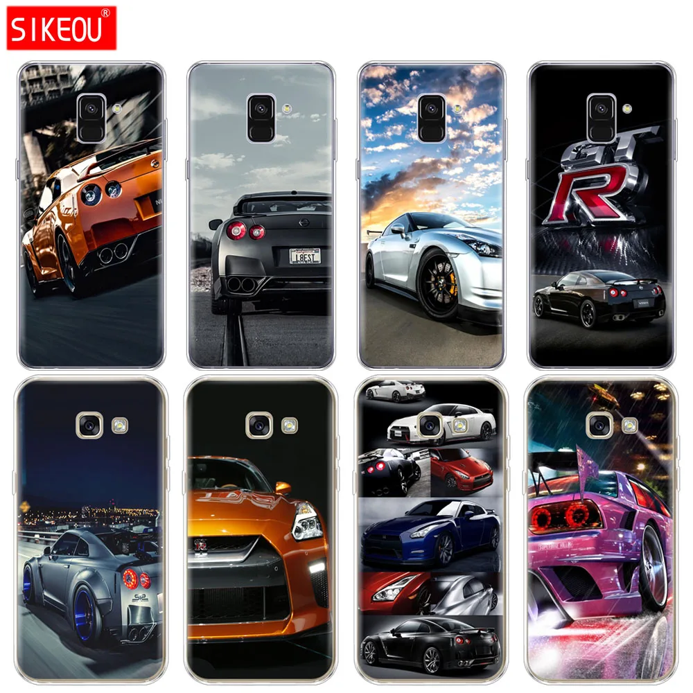 Силиконовый чехол для телефона Samsung Galaxy A8 2018 A3 A310 A5 A510 A7 2016 2017 GTR SPORT CAR print|Бамперы| |