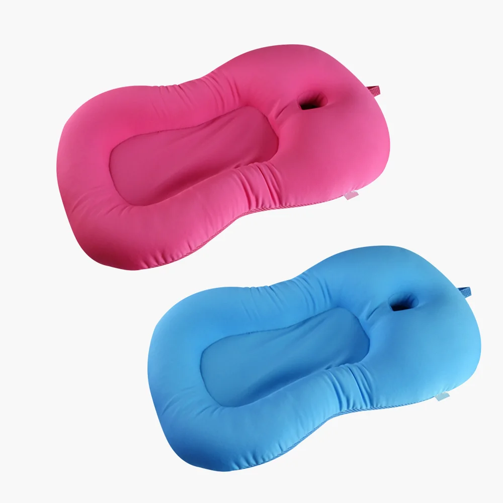 Детская плавающая ванна для малышей Коврик ванны новорожденных подушка