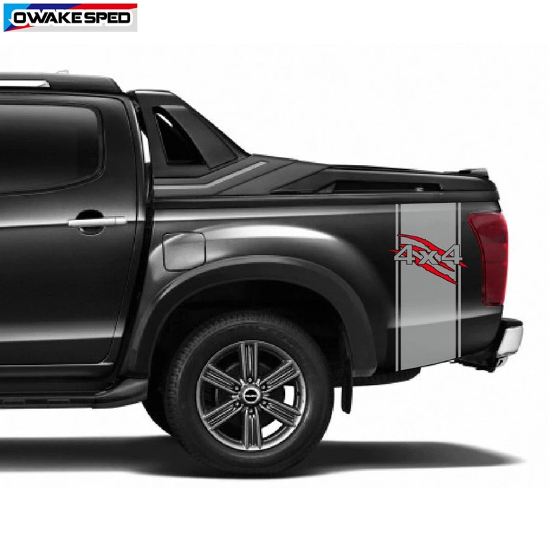 4x4 внедорожный задний стикер для ISUZU D-MAX Ford F-150 горный стиль полосы автомобильные аксессуары для пикапа Авто кузова Декор виниловая наклейка