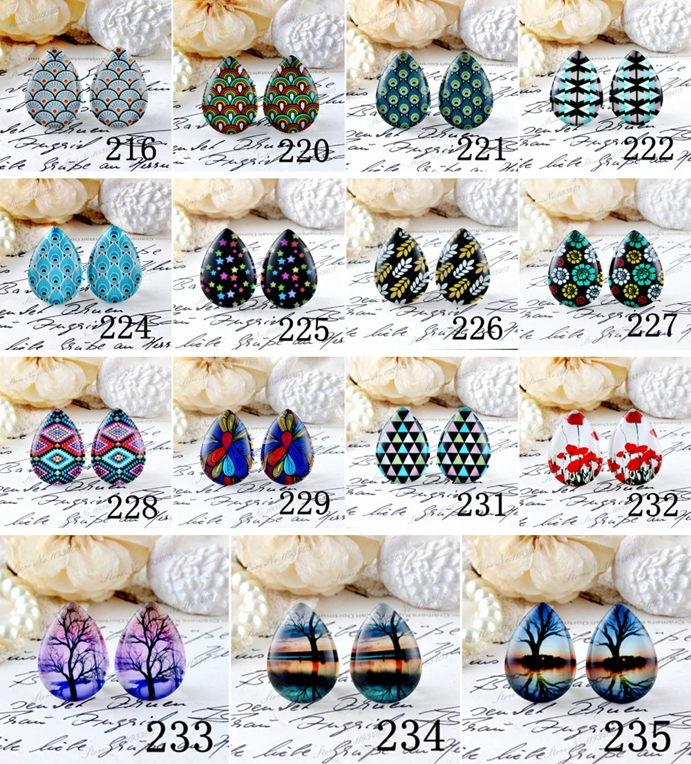 10 шт 13x18 мм 18x25 Фото Кабошон кабошон для установки лотка в поисках-(HPGC-T-216-235) |